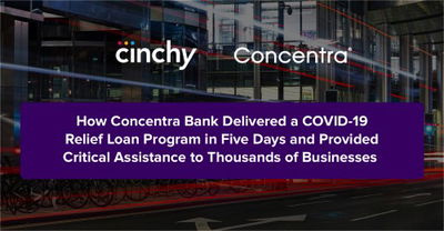 How Concentra Bank leveraged Dataware to deliver a COVID-19 relief loan program in five days and provided critical assistance to thousands of businesses